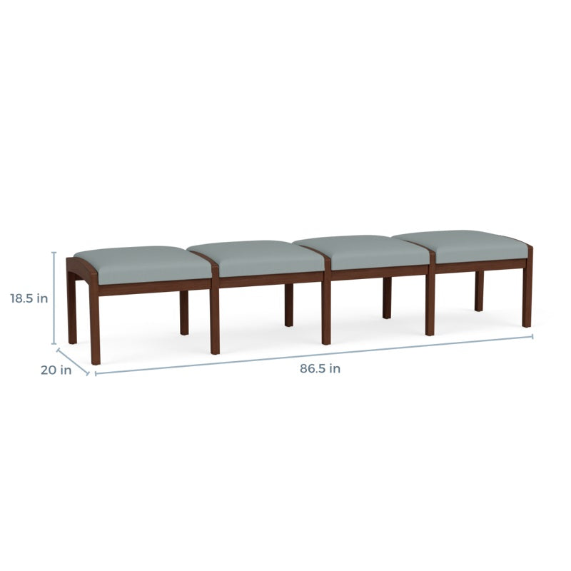 Lesro Lenox Series 4 Seat Bench | LW4001