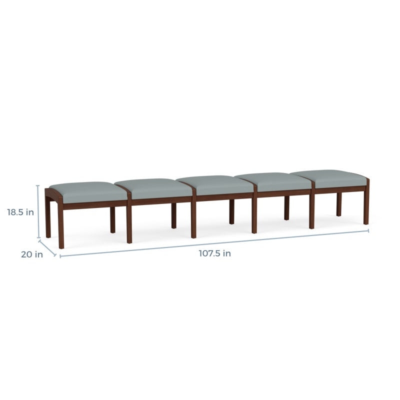 Lesro Lenox Series 5 Seat Bench | LW5001