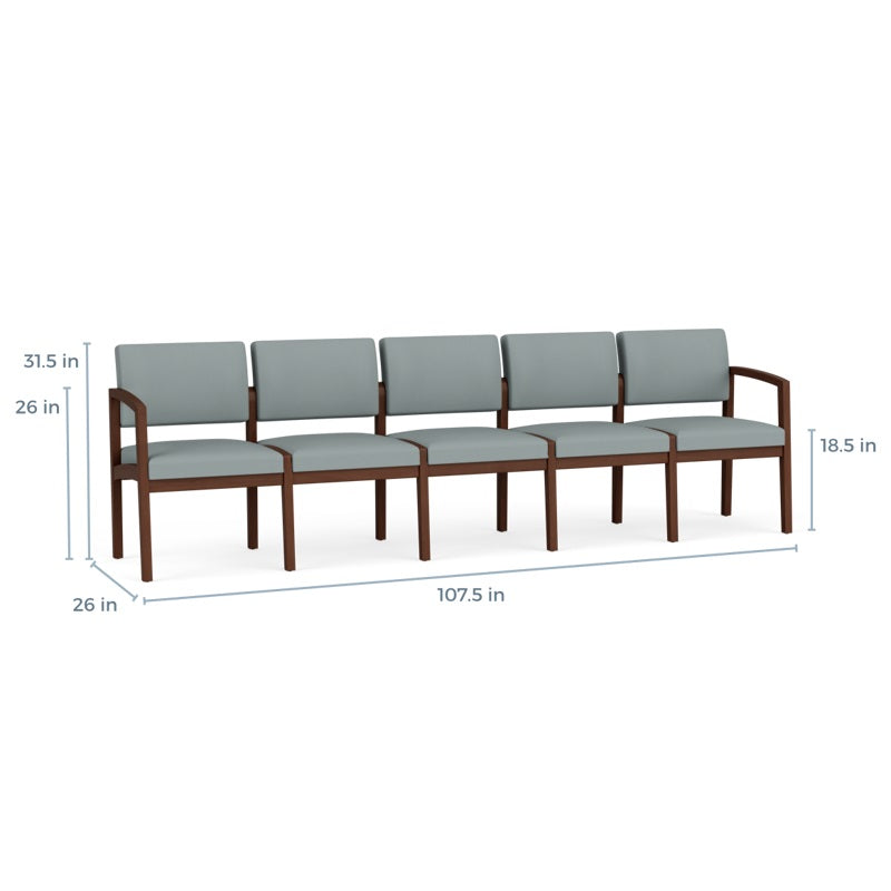 Lesro Lenox Series 5 Seat Sofa | LW5101