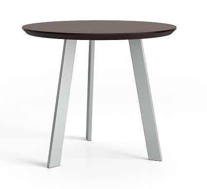 Lesro Luxe Series Round Solid Surface End Table | LX0525