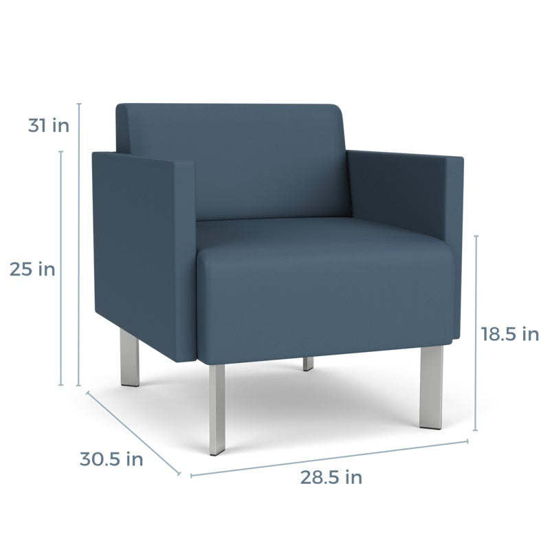 Lesro Luxe Series Guest Chair w/Armsv| LX1101