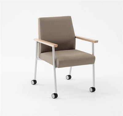 Lesro Mystic Guest Chair w/ Casters | MG1101C