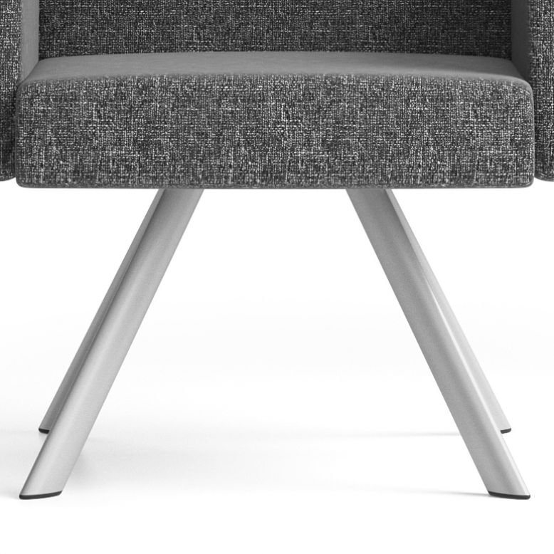 Lesro Willow Series Swivel Guest Chair Armless | WL1182