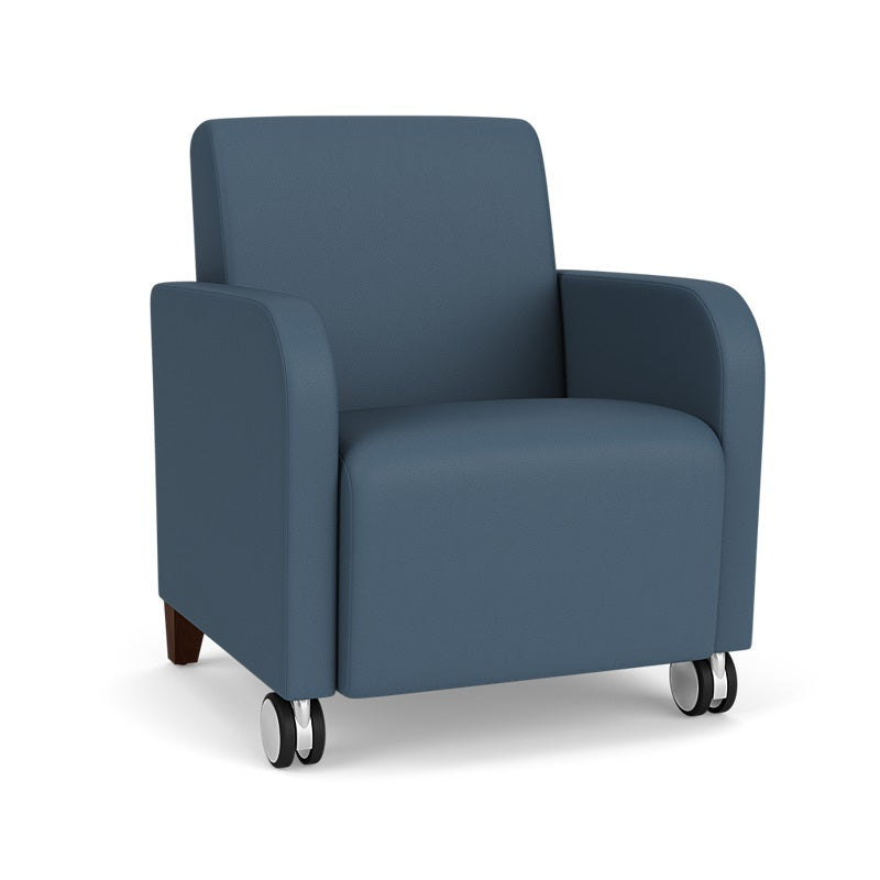 Lesro Siena Series Guest Chair With Casters | SN1101C