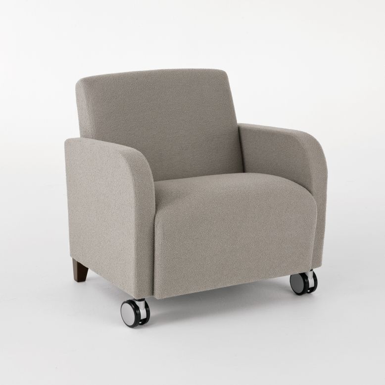 Lesro Siena Series Oversize Guest Chair With Casters | SN1201C