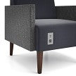 Lesro Luxe Series Guest Chair Armless | LX1102