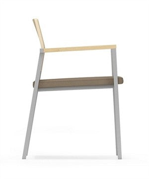 Lesro Avon Oversized Chair - Upholstered Seat - Laminate Back | AV1241