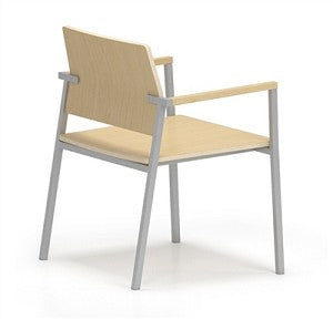 Lesro Avon Oversized Guest Chair - Laminate Seat - Laminate Back | AV1251