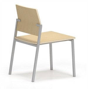 Lesro Avon Armless Guest Chair - Laminate Seat - Laminate Back | AV1152