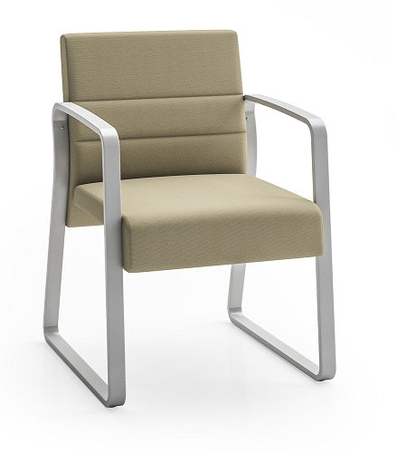 Lesro Waterfall Guest Chair with Sled Base | WF1131