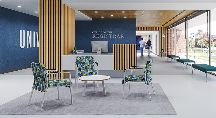 Lesro Waterfall 3 Seat Bench with Leg Base | WF3001