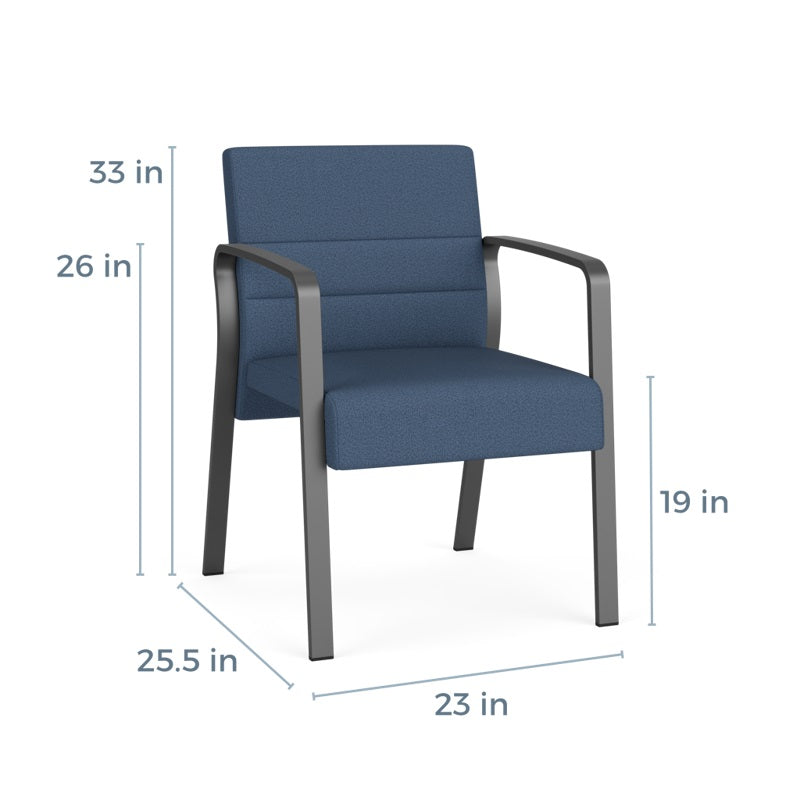 Lesro Waterfall Guest Chair with Leg Base | WF1101