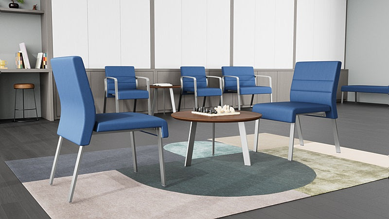 Lesro Waterfall Guest Chair with Leg Base | WF1101