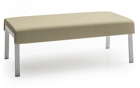 Lesro Waterfall 2 Seat Bench with Leg Base | WF2001