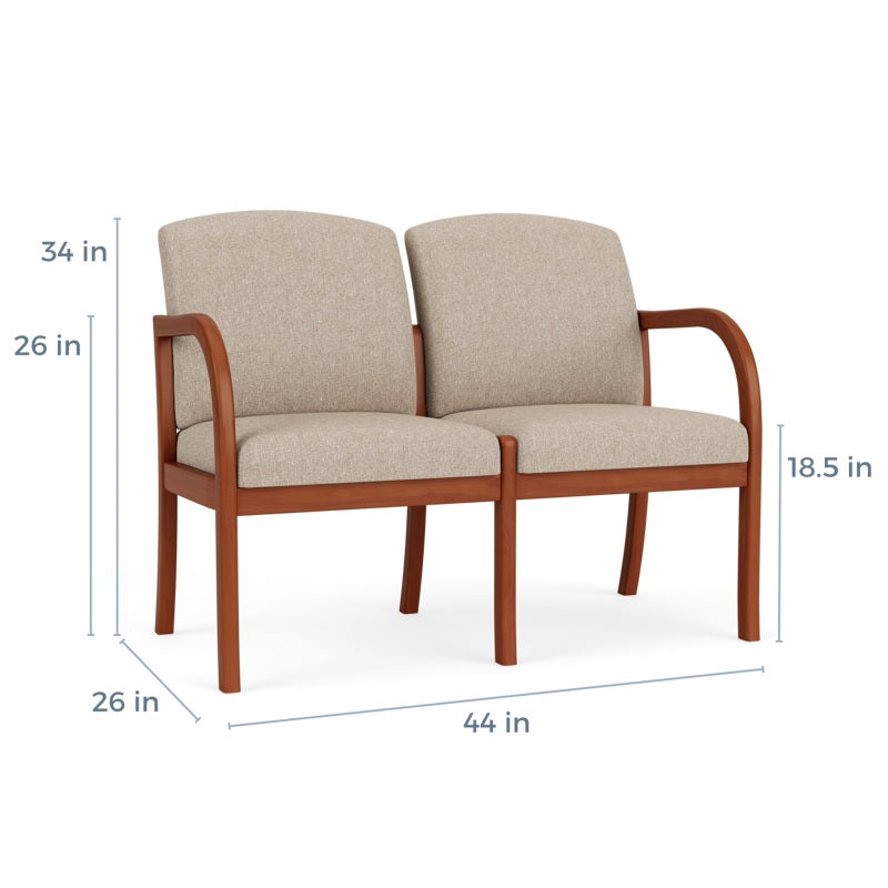 Lesro Weston 2 Seat Sofa | WS2101