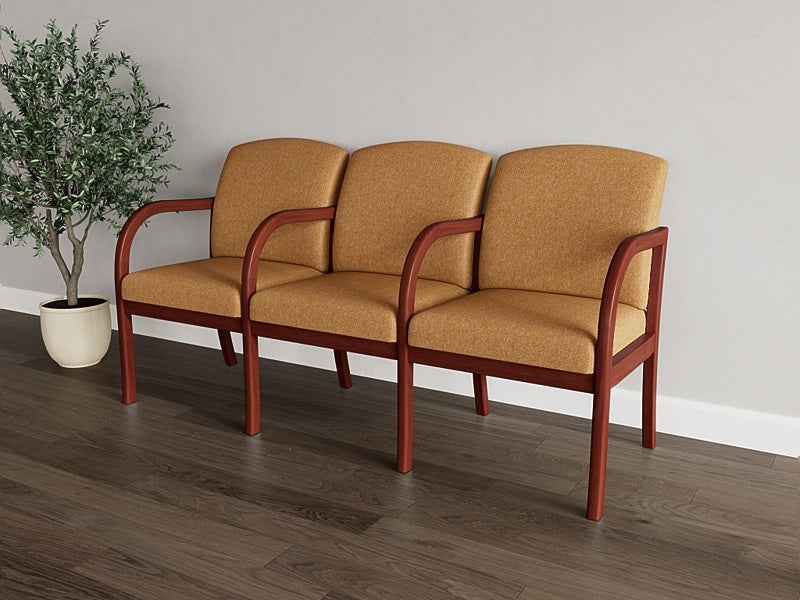 Lesro Weston 3 Seat Sofa w/ Center Arms | WS3103