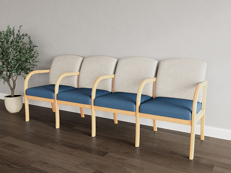 Lesro Weston 4 Seat Sofa w/ Center Arms | WS4103