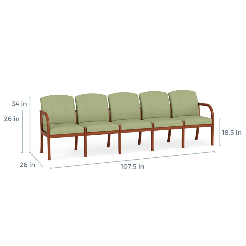 Lesro Weston 5 Seat Sofa | WS5101