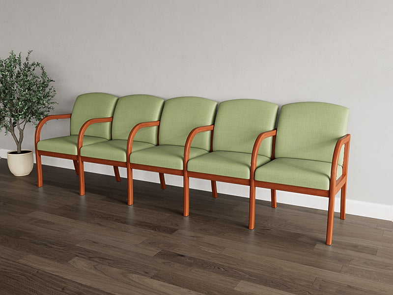 Lesro Weston 5 Seat Sofa w/ Center Arms | WS5103