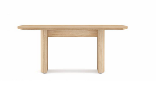 Anywhere 72"W x 36"D Bow End Rectangular Conference Table with Arch Bases & One Piece Top | TRBAH7236