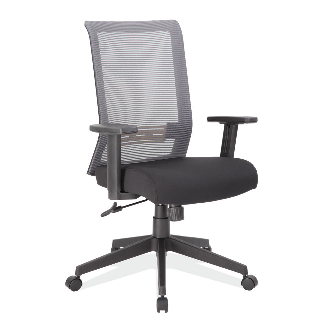 Interchangeable Mesh High Back Task Chair with Black Base | 656MBF