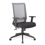 Interchangeable Mesh High Back Task Chair with Black Base | 656MBF
