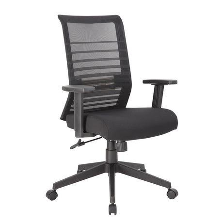Interchangeable Mesh High Back Task Chair with Black Base | 656MBF