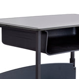 AlphaBetter® Adjustable-Height Stand-Up Desk, 28 x 20" Premium or Dry Erase Top, Book Box and Swinging Footrest Bar | 1204