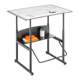 AlphaBetter® Height-Adjustable Desk, 36 x 24”, Premium or Dry Erase Top | 1208