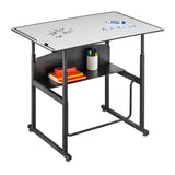 AlphaBetter® Height-Adjustable Desk, 36 x 24”, Premium or Dry Erase Top | 1208