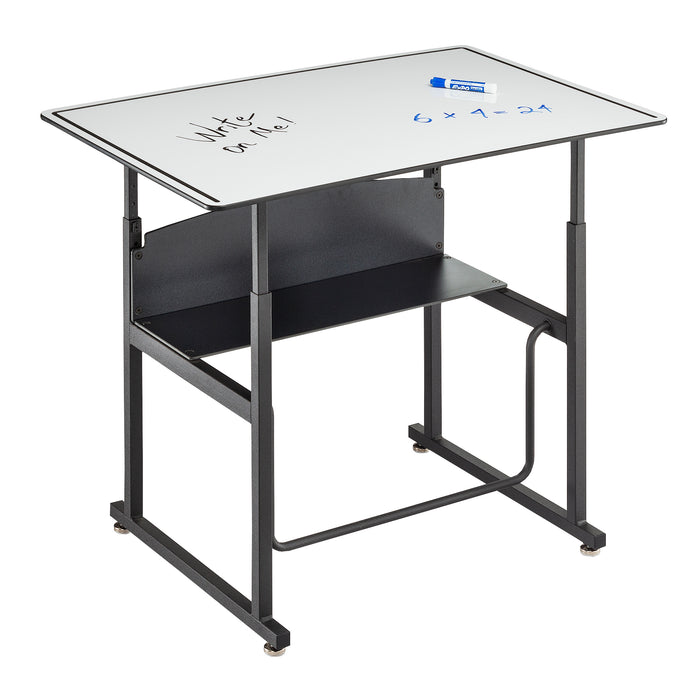AlphaBetter® Height-Adjustable Desk, 36 x 24”, Premium or Dry Erase Top | 1208