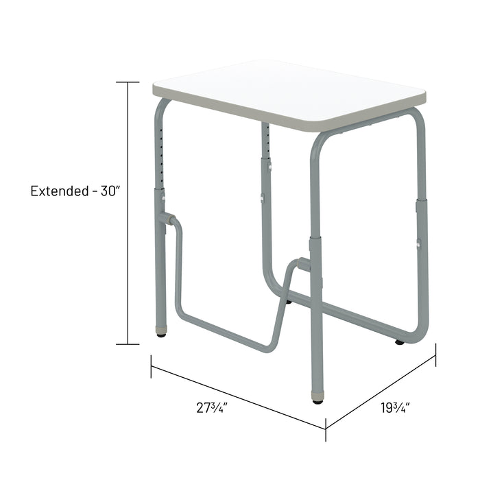 AlphaBetter® 2.0 Height – Adjustable Student Desk with Pendulum Bar 22”-30” | 1221