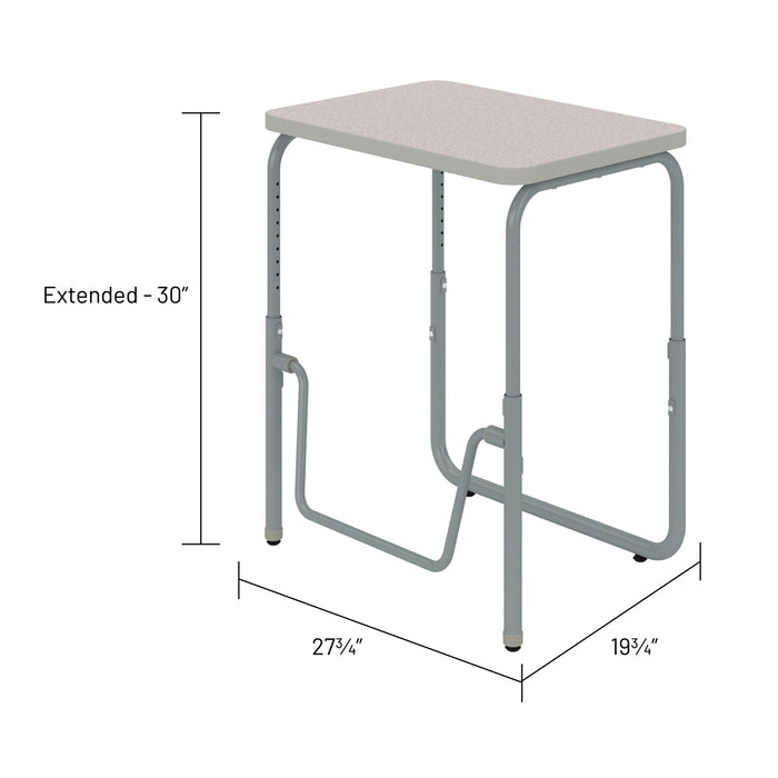 AlphaBetter® 2.0 Height – Adjustable Student Desk with Pendulum Bar 22”-30” | 1221