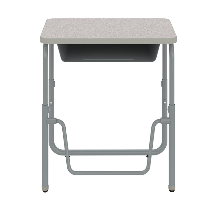AlphaBetter® 2.0 Height – Adjustable Student Desk with Book Box and Pendulum Bar 22”-30” | 1222