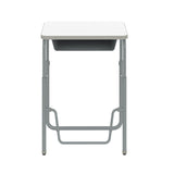 AlphaBetter® 2.0 Height – Adjustable Student Desk with Book Box and Pendulum Bar 29"-43” | 1224