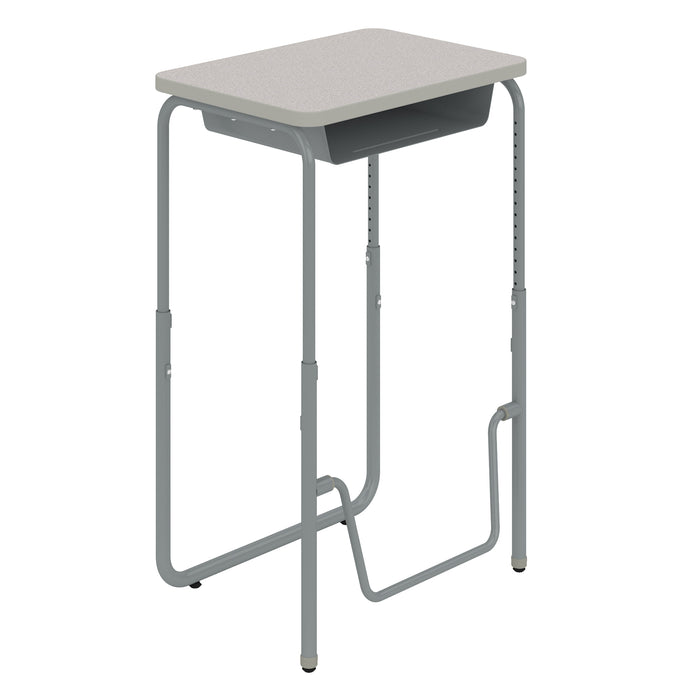 AlphaBetter® 2.0 Height – Adjustable Student Desk with Book Box and Pendulum Bar 29"-43” | 1224
