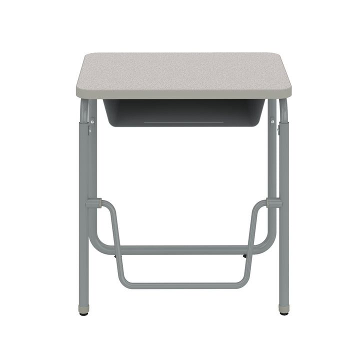 AlphaBetter® 2.0 Height – Adjustable Student Desk with Book Box and Pendulum Bar 29"-43” | 1224