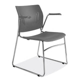 OfficeSource Stacked Seating Stackable Side Chair with Chrome Frame | OSSN6016