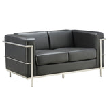 Madison Loveseat with Chrome Exposed Frame | 9282A