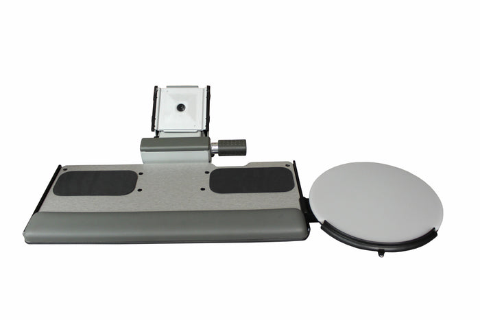 TechWorks™ Trackless Keyboard/Mouse Platform 19"W x 9 1⁄4"D, 9 1⁄2"Dia. Mouse Platform | 195TKLS
