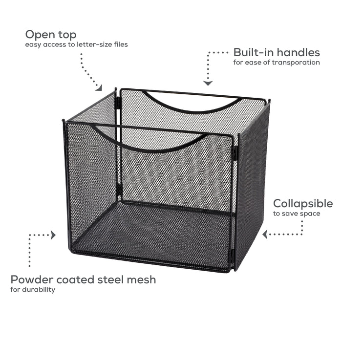 Onyx™ Mesh Desktop Box File, 10"D | 2170