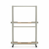 Collaborative Spaces™ 48"W Empty Removable Whiteboard Cart | SCCEW1848
