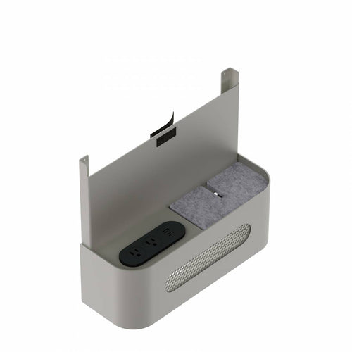Collaborative Spaces™ Media Tray with 2 Power Outlets & 2 USB-A | SCCAMTPC