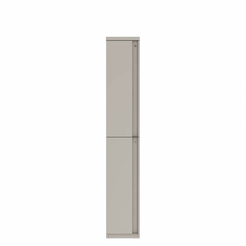 Prime™ 72"H Single Column Locker, Two Rows, 12"W x 18"D, Full Pull Doors - Left Opening | GUTSS272S12LP