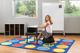 AlphaBetter® Adjustable-Height Stand-Up Desk, 28 x 20" Premium or Dry Erase Top and Swinging Footrest Bar | 1203