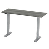 Medina™ 48" Non-Handed Straight Bridge with 3-Stage Height-Adjustable Base | MNBDGH