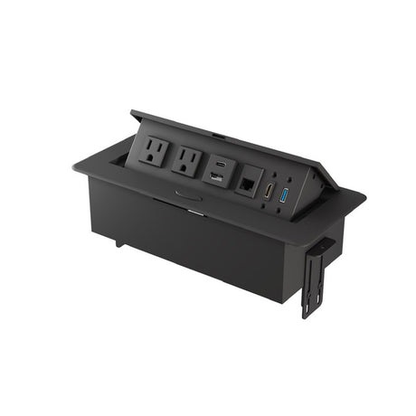OfficeSource Pop-up Power Insert with 8' Power Cord | OSTBPOWERSUB