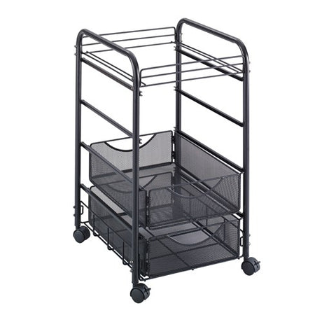 Onyx™ Mesh Open File with Drawers | 5215BL