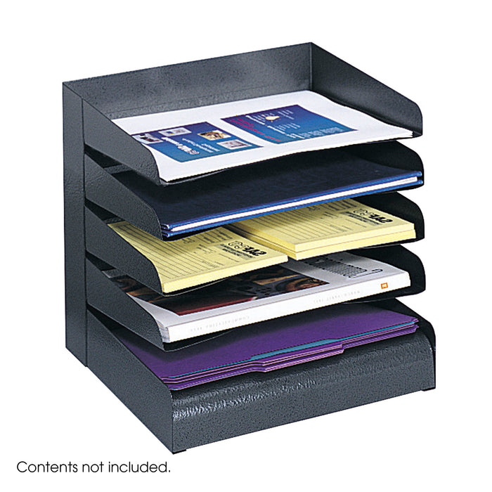 Steel Desk Tray Sorter 5 Shelf | 3127BL