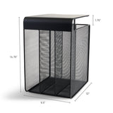 Onyx™ Solid Top Vertical Hanging Storage | 3243BL